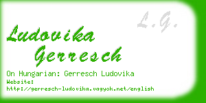ludovika gerresch business card